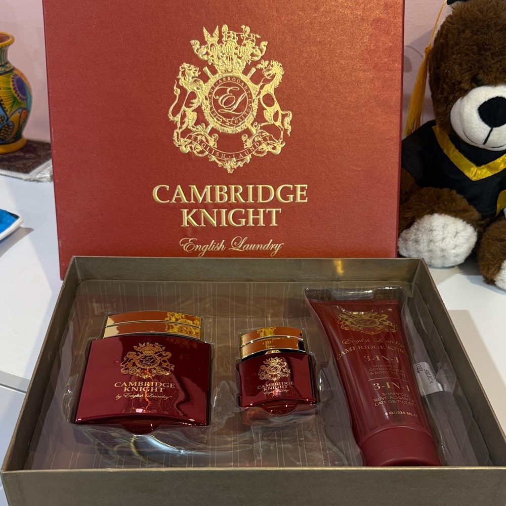 Men's 3 pc grooming set/ bath and body set